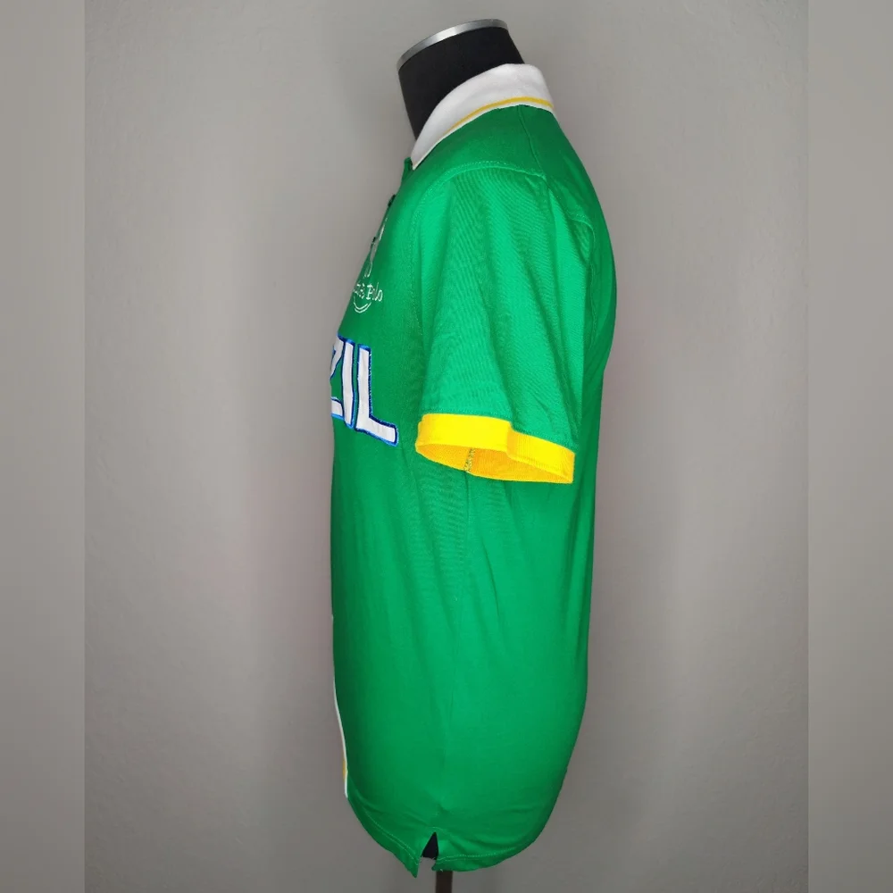 SANTA FE POLO Green Short Sleeve Brazil Polo - Picture 2 of 10